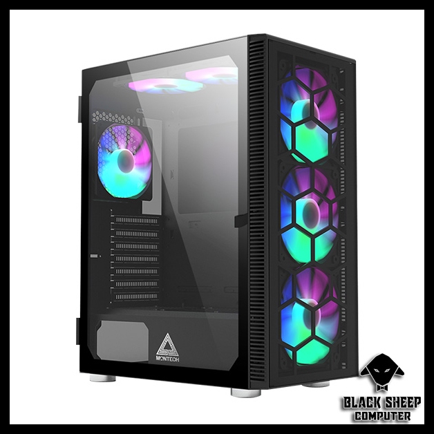 Vỏ Case MONTECH X3 GLASS BLACK