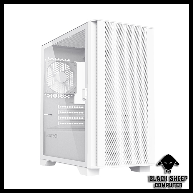 Vỏ Case MONTECH AIR 100 LITE WHITE (SẴN 2FAN KO LED)