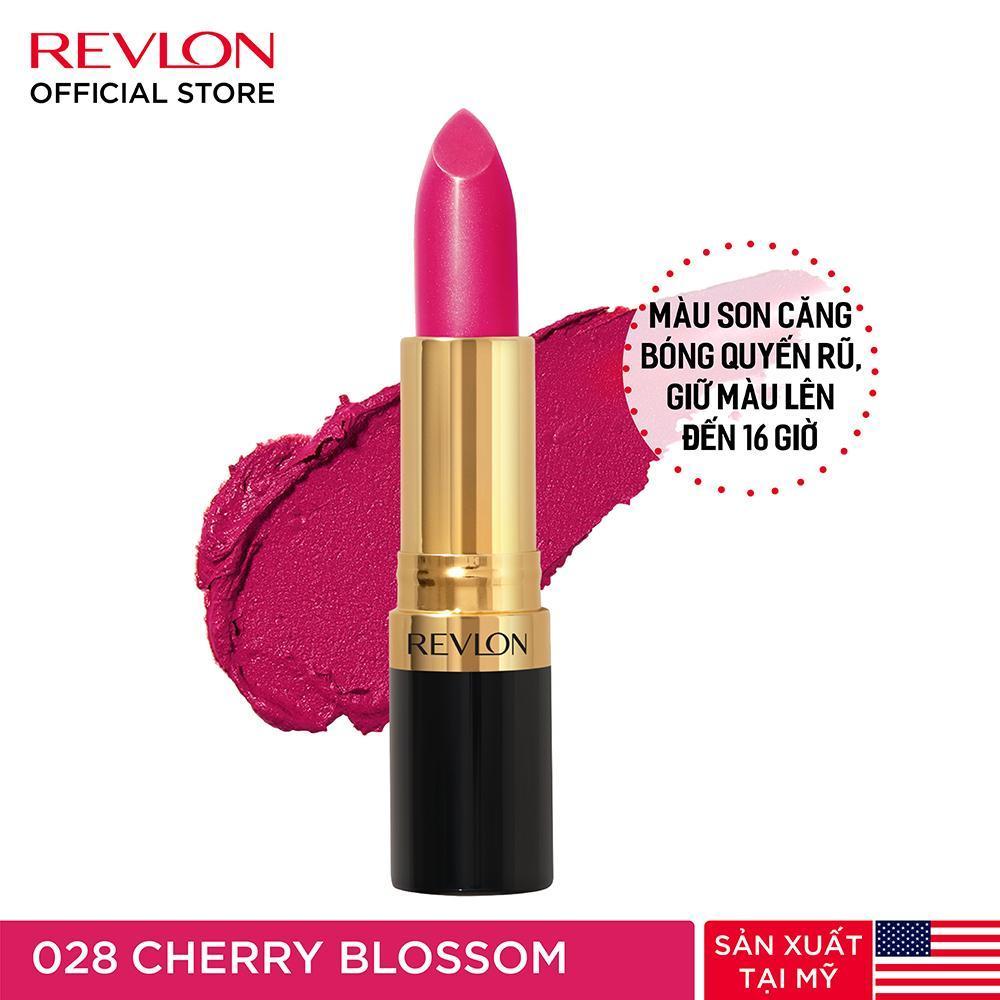 [QUÀ TẶNG] Son màu dưỡng môi thương hiệu số 1 tại Mỹ Revlon Super Lustrous Lipstick 4.2g - Màu 028 Cherry Blossom