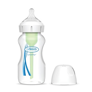 [ WB91600-GBX ] Bình sữa Dr.Brown's cổ rộng 270ml nhựa PP Options Plus