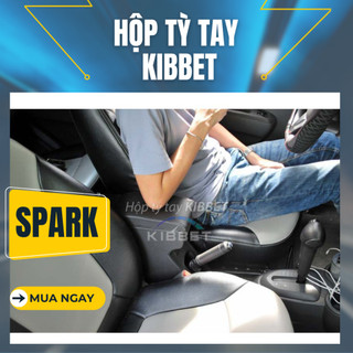 Hộp tỳ tay Spark Kibbet – Bệ tì tay không khoan vít loại 1490 - Tì tay thiết kế chuẩn theo xe, không cho  Fadi