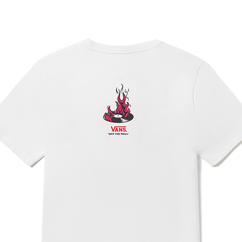 Áo Vans Okeh Fire Record Tee VN000FTZWHT