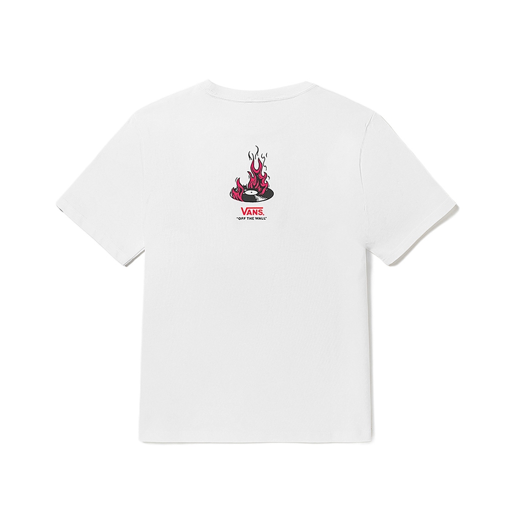 Áo Vans Okeh Fire Record Tee VN000FTZWHT