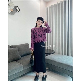 Áo len lông rách gấu