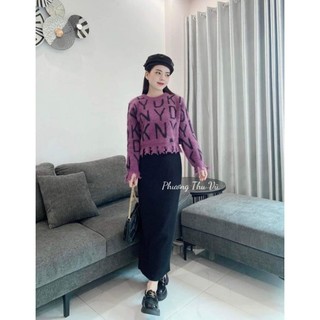 Áo len lông rách gấu