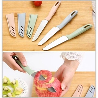 Dao, dao gọt hoa quả ,dao gọt trái cây, dao cắt hoa quả ,có nắp đậy an toàn tiện dụng