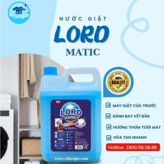 Nước giặt Lord matic giành cho cửa ngang ít bọt thơm dịu nhẹ