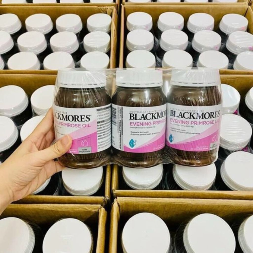 Tinh dầu Hoa anh thảo Blackmores Evening Primrose Oil, Úc  giúp làm đẹp da tóc, cân bằng nội tiết, giảm mụn
