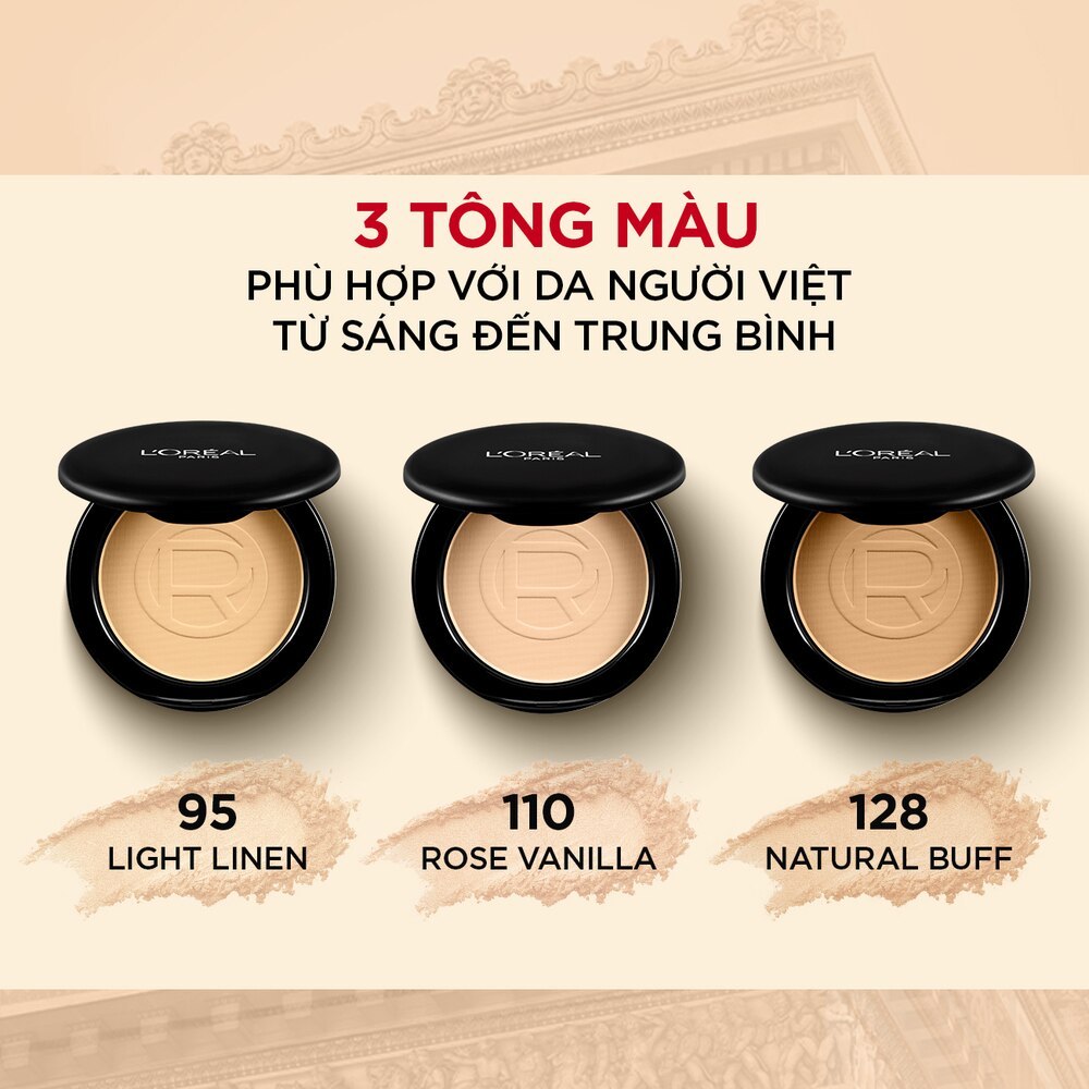 Phấn Nền L'Oreal Paris Siêu Mịn Lì Infallible Oil Killer High Coverage Powder SPF32 PA+++ 6g
