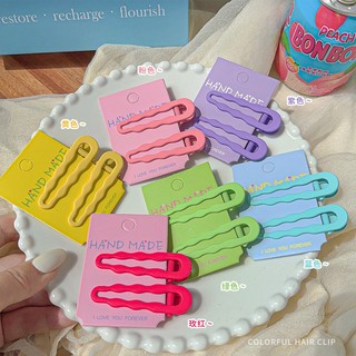 Set 2 kẹp mái novset kẹp tóc mái sơn nhám