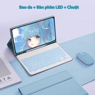 Bao da bàn phím có LED cho SamSung Galaxy Tab S6 Lite, A7 A8, S8/S7, S8+/S7FE/S7+, S7 FE, S9, S9 FE, S9+