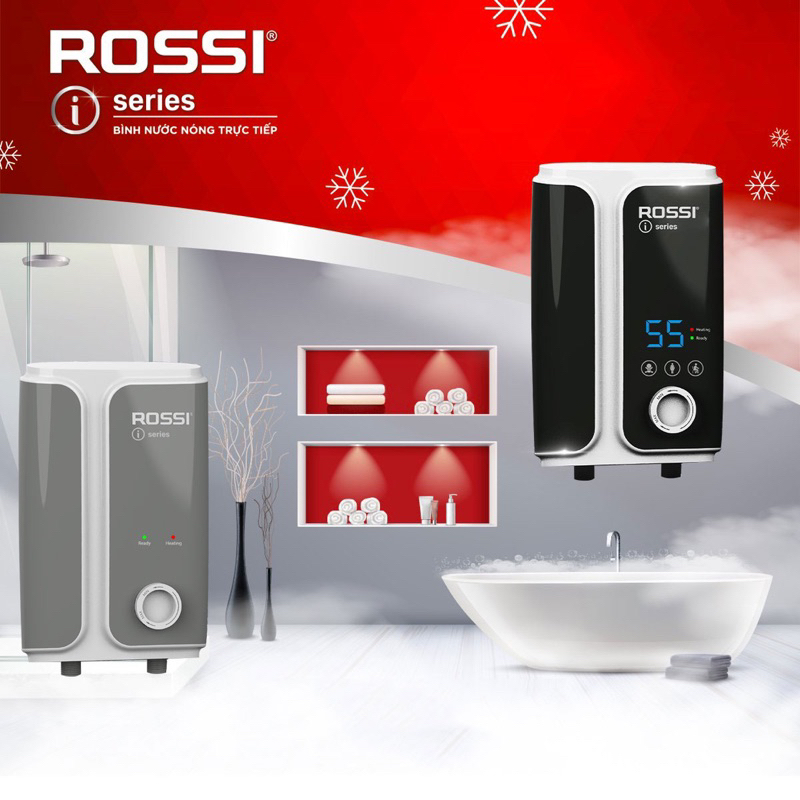 Máy nước nóng trực tiếp Rossi RIS - 450/450P Hàng chính hãng - Bảo hành 2 năm