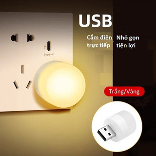 Bóng đèn Led USB mini làm đèn ngủ, đọc sách, bỏ túi du lịch, cắm trại