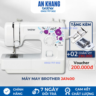 Máy may gia đình Brother JA1400 ( tặng thêm 2 chân vịt trị giá 190.000d)