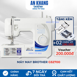 Máy may BROTHER GS2700 tặng 2 chân vịt giá 190.000d