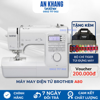 Máy may gia đình NHẬT BROTHER A80 A(TẶNG VALI VÀ CHÂN VỊT GIÁ 500k)