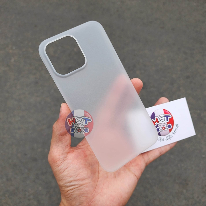 Ốp lưng nhám siêu mỏng Ultra Slim Case 0.35mm IP 14 Pro Max / 14 Pro