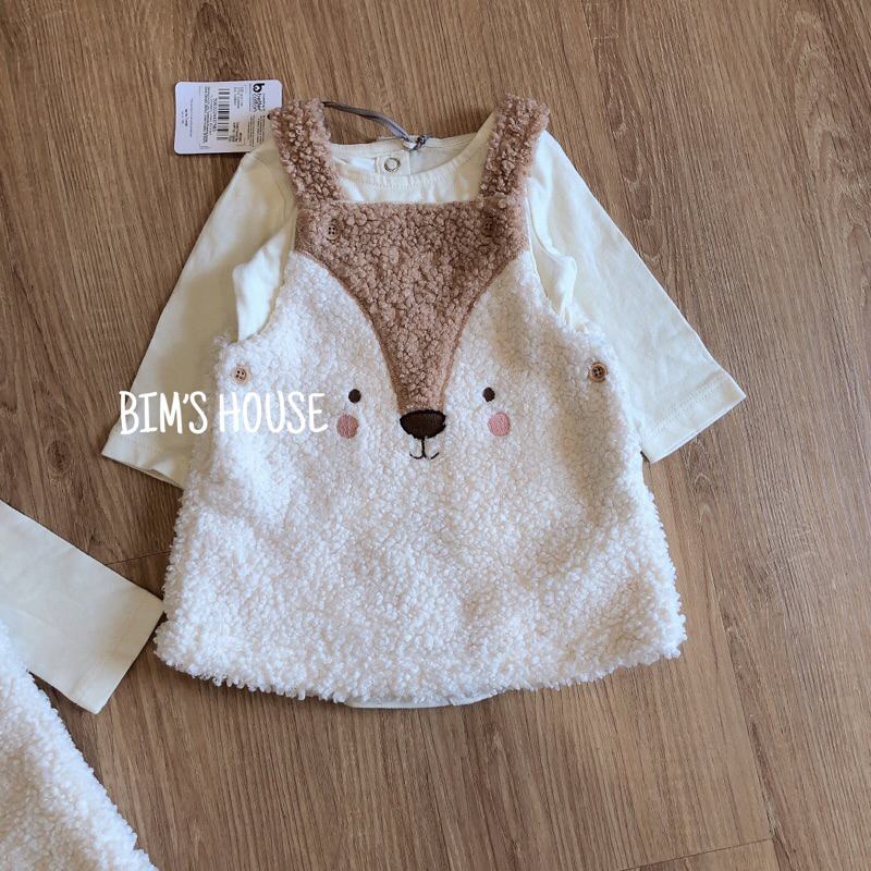 Sét yếm kèm body cho bé