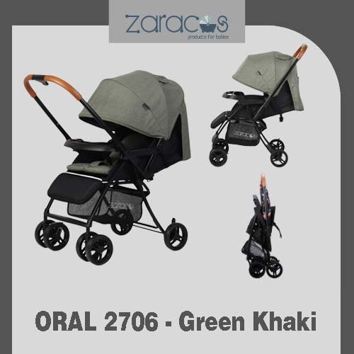 Xe đẩy cho bé Zaracos Oral 2706 Green Khaki – Zaracos Việt Nam