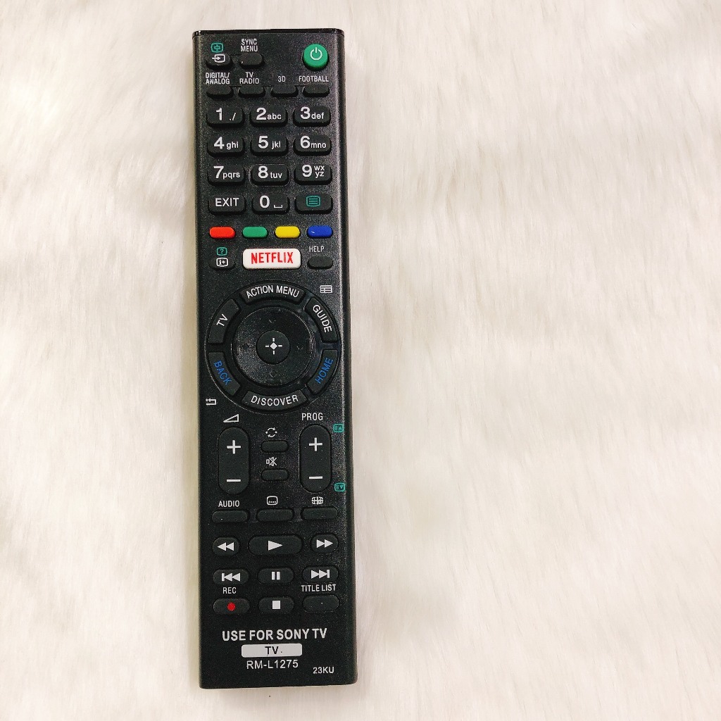 Remote điều khiển tivi Sony RM-L1275, điều khiển TV Sony các dòng LCD/LED - Tặng kèm pin