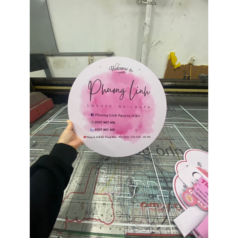 Bảng tên trang trí in theo yêu cầu đủ size