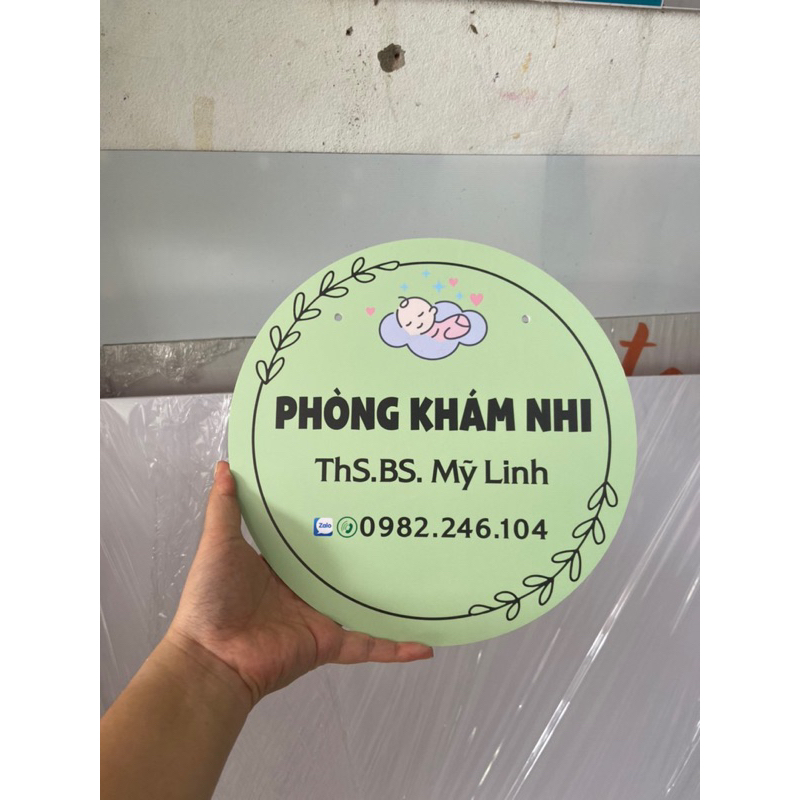 Bảng tên trang trí in theo yêu cầu đủ size