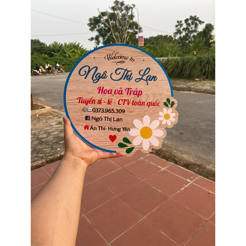 Bảng tên trang trí in theo yêu cầu đủ size