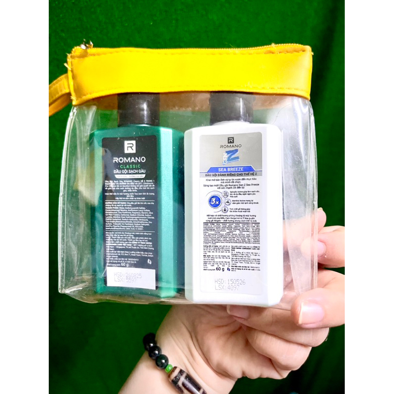 Set dầu gội mini Romano