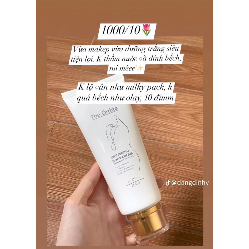 Kem Body dưỡng trắng The Ordita