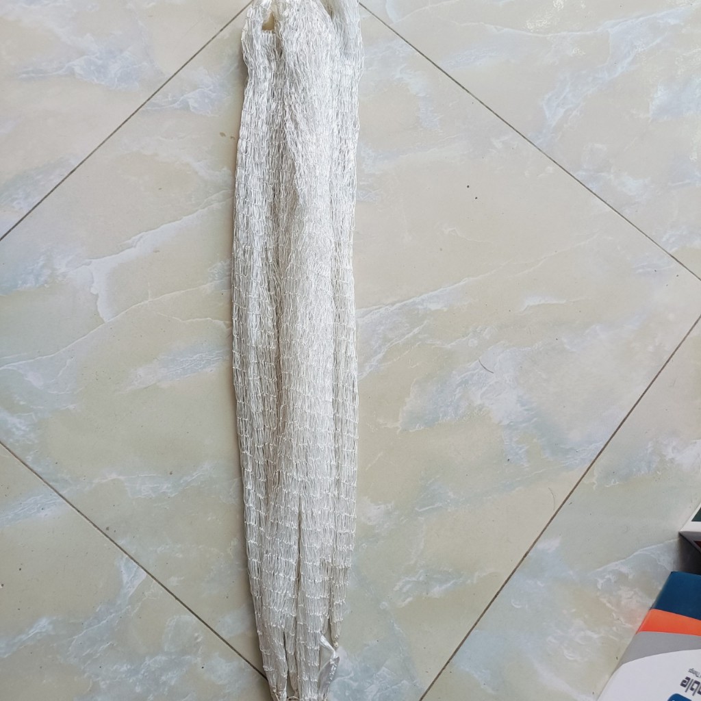 Lưới làm vợt dù xúc cá