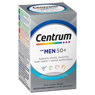 Vitamin tổng hợp centrum for men 50+ cho nam giới trên 50 tuổi, hộp 90 viên