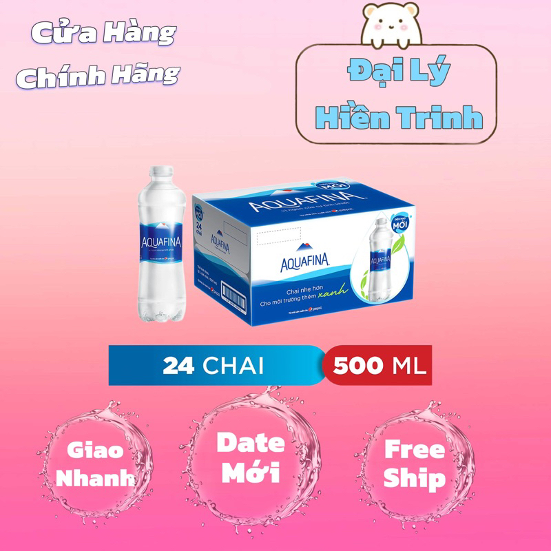 Nước Uống Aquafina Tinh Khiết 500ml (24 Chai)
