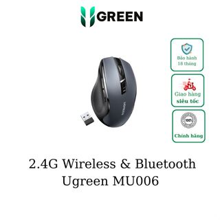 Chuột không dây bluetooth + wireless 2.4ghz Ugreen 15508 MU006