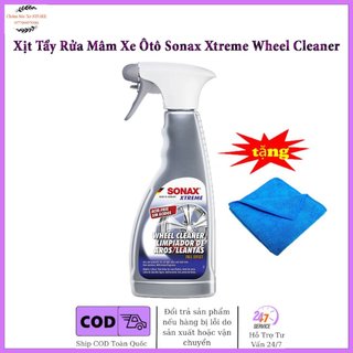 Dung Dịch Tẩy Rửa Mâm Xe Ôtô Sonax Xtreme Wheel Cleaner 230200 -  500ml Tặng khăn