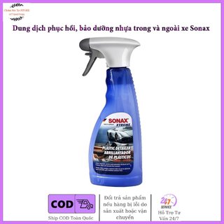 Sonax xtreme plastic detailer 255241 dung dịch bảo dưỡng phục hồi nhựa đen