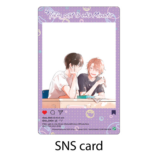 Tiệm Giặt Là Nhà Minato lẻ Tập - Bản Sưu Tầm + Bản đặc biệt kèm hình dán