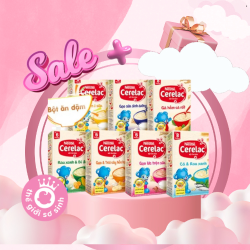 Nestle Bột Ăn Dặm Nhiều Vị, Giúp Bé Dễ Tiêu Hóa, Giàu Dinh Dưỡng, Nguyên Liệu Tự Nhiên - Thế Giới Sơ Sinh