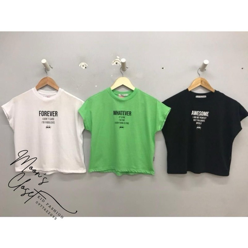 XD- Áo phông dáng rộng size 6/8y-14+