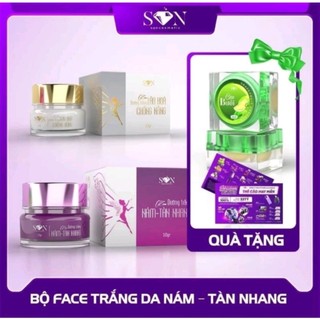 Combo 2 Hủ Kem Face Nám Son Cosmetic + Face Dưỡng Trắng Son Cosmetic Chính Hãng
