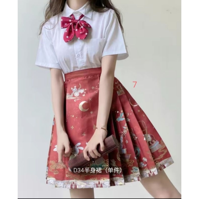Mã diện ngắn / váy Hán phục