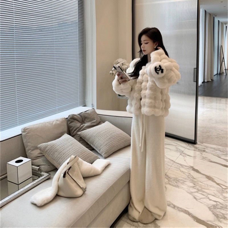 Áo khoác lông khúc cục bông bồng bềnh hàng qc loại 1