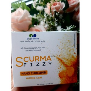 SCurma Fizzy - Viên sủi Hướng đích Nano Curcumin cho viêm loét dạ dày và trào ngược dạ dày
