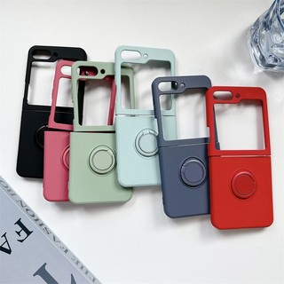 Ốp lưng silicon samsung galaxy z flip 6 / z flip 5 kèm iring - bum store galaxy case