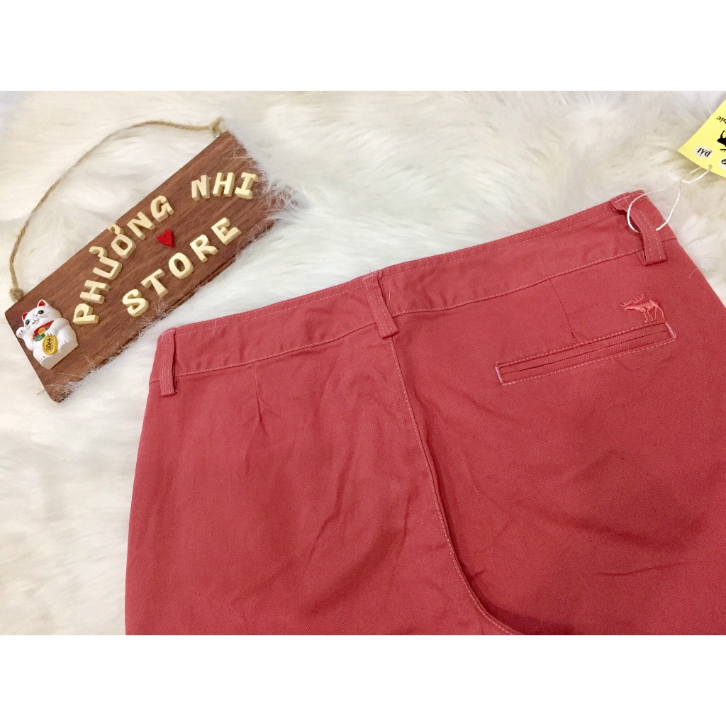 Quần Dài Kaki Thun Màu Kem / Quần Dài Nữ Trơn Basic