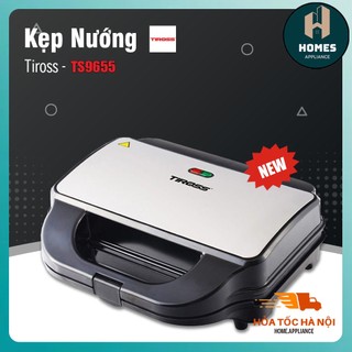 Kẹp nướng sandwich tiross ts9655 | máy kẹp nướng bánh mỳ sandwich - tiện ích , sử dụng dễ dàng , an toàn