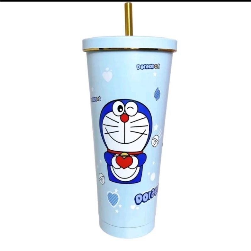 LY GIỮ NHIỆT GẤU DÂU CUTE LÀM TỪ INOX 304 CAO CẤP