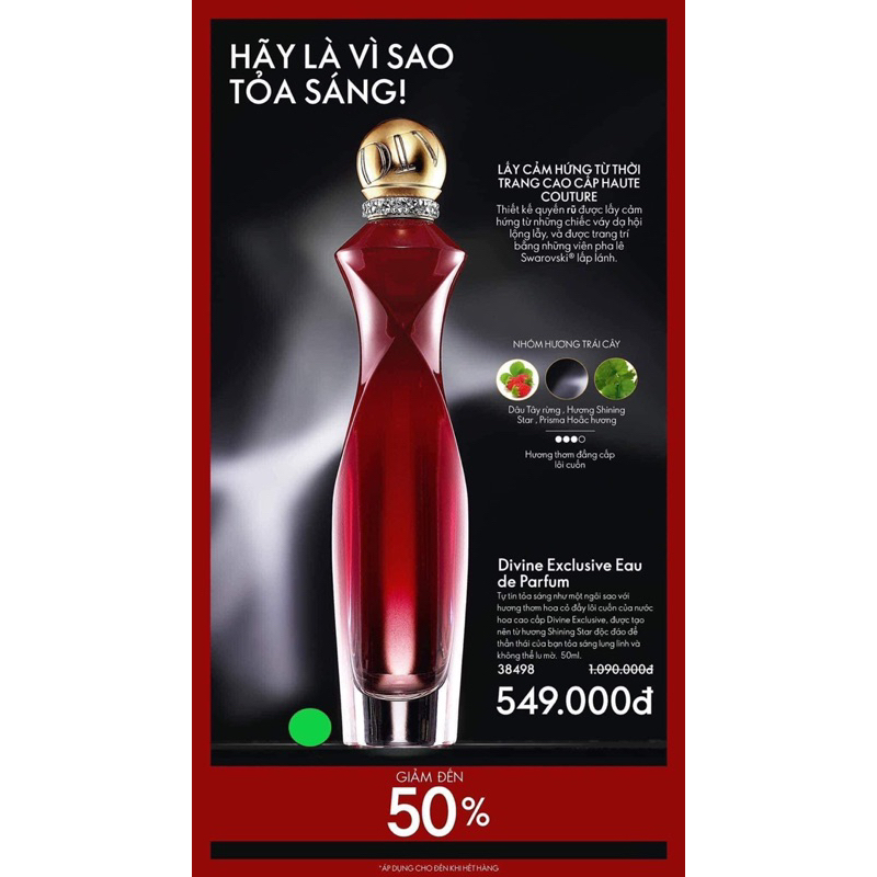 Nước hoa nữ Devine 50ml