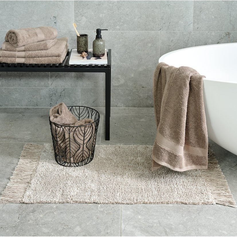 Bộ 2 khăn tắm cotton | JYSK Karlstad | 40x60cm nhiều màu