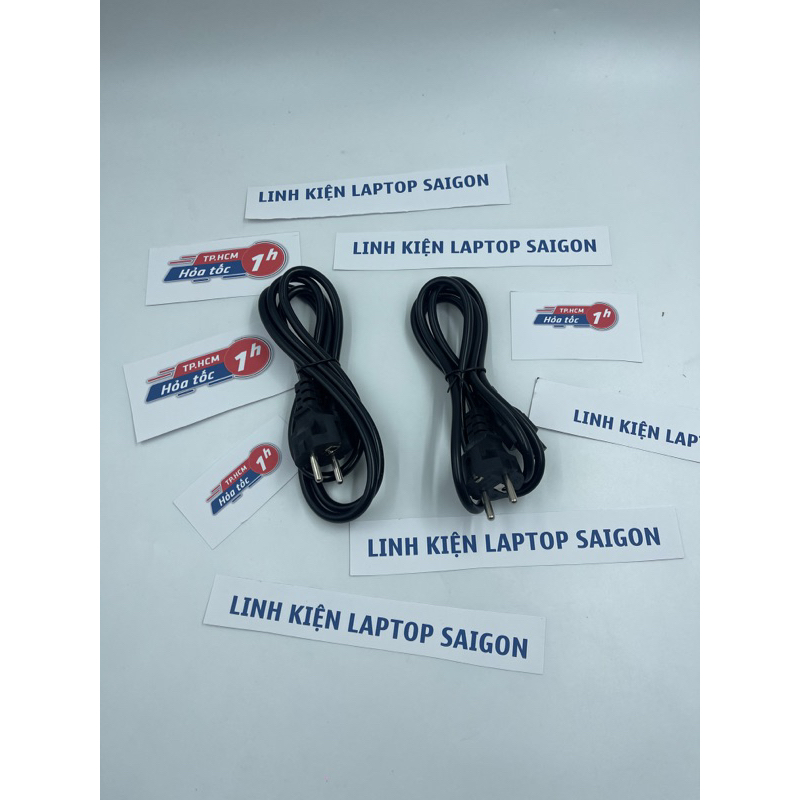 Dây cáp Laptop xịn 1m 2 chấu dành cho tất cả dòng Laptop loại tốt - Linh kiện Laptop Sài Gòn