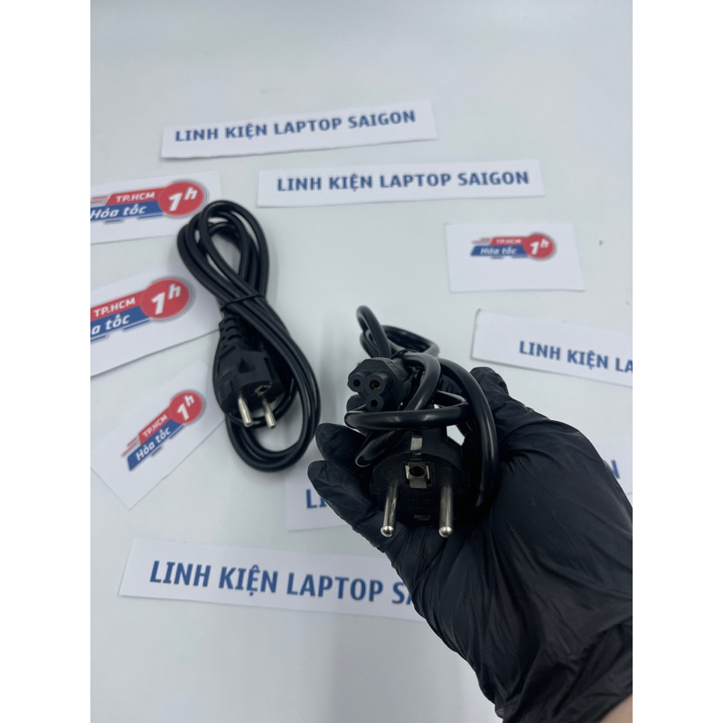 Dây cáp Laptop xịn 1m 2 chấu dành cho tất cả dòng Laptop loại tốt - Linh kiện Laptop Sài Gòn